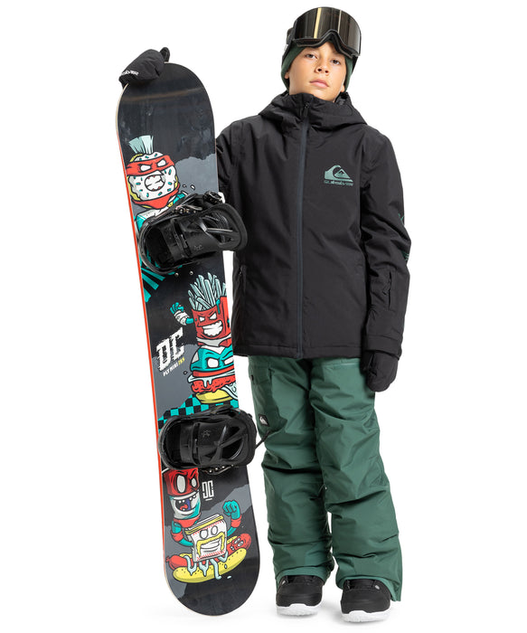 QUIKSILVER キッズ MISSION YOUTH JK スノージャケット <SURF THE MOUNTAIN>【25-26SNOWモデル】 KVJ0 / 150