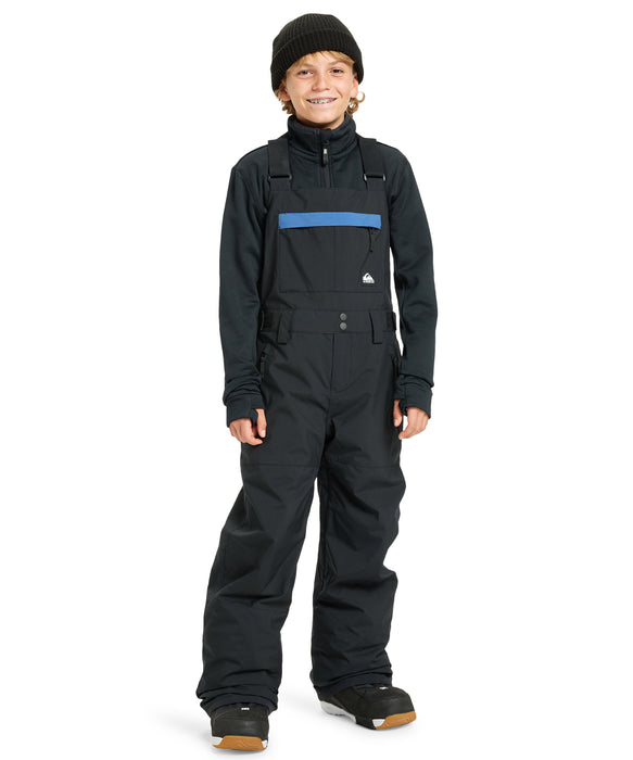 QUIKSILVER キッズ MASH UP YOUTH BIB スノーパンツ <SURF THE MOUNTAIN>【25-26SNOWモデル】 KVJ0 / 150