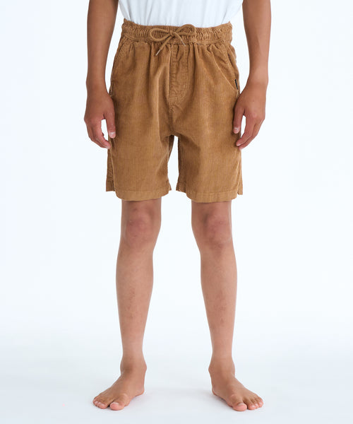 QUIKSILVER キッズ・ユース TAXER CORD YOUTH コーデュロイショート