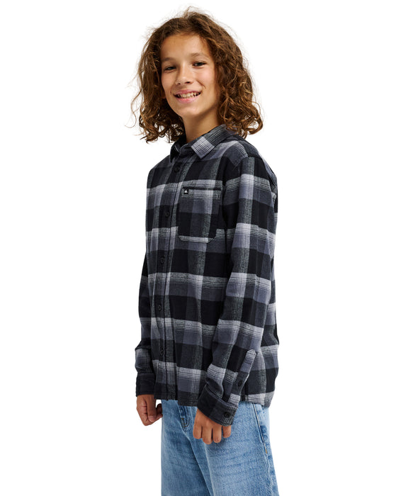 QUIKSILVER キッズ MOTHERFLY PLAID YOUT 長袖シャツ 【2026年秋冬モデル】