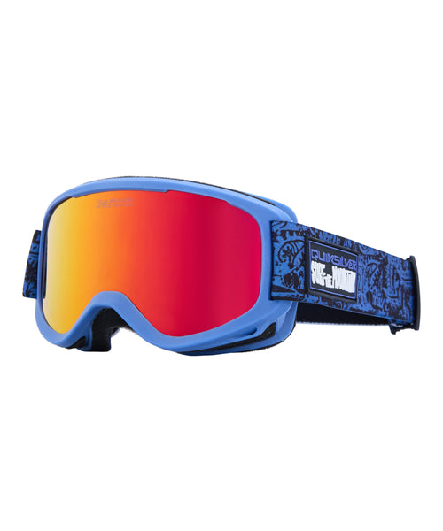 QUIKSILVER キッズ・ユース LITTLE GROM スノーゴーグル シンプル