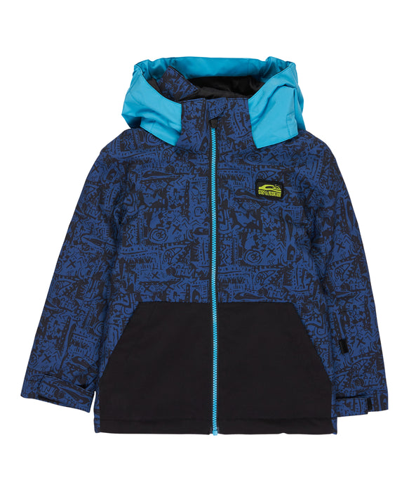 QUIKSILVER キッズ LITTLE MISSION KIDS JK スノージャケット <SURF THE MOUNTAIN>【25-26SNOWモデル】 KVJ5 / 120