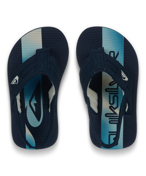 QUIKSILVER キッズ MOLOKAI LAYBACK TODD ビーチサンダル 【2026年春夏モデル】 BKJ6 / 12CM