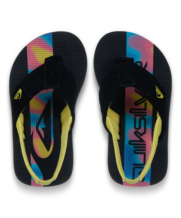 QUIKSILVER キッズ MOLOKAI LAYBACK TODD ビーチサンダル 【2026年春夏モデル】 KVJ6 / 12CM