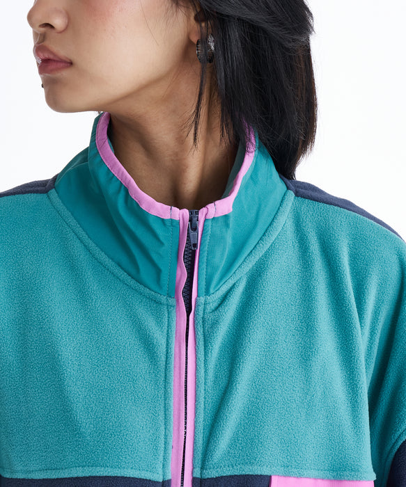 【オンラインストア・直営店限定】Quiksilver  KEDAI FZ ウィメンズ フルジップフリースジャケット