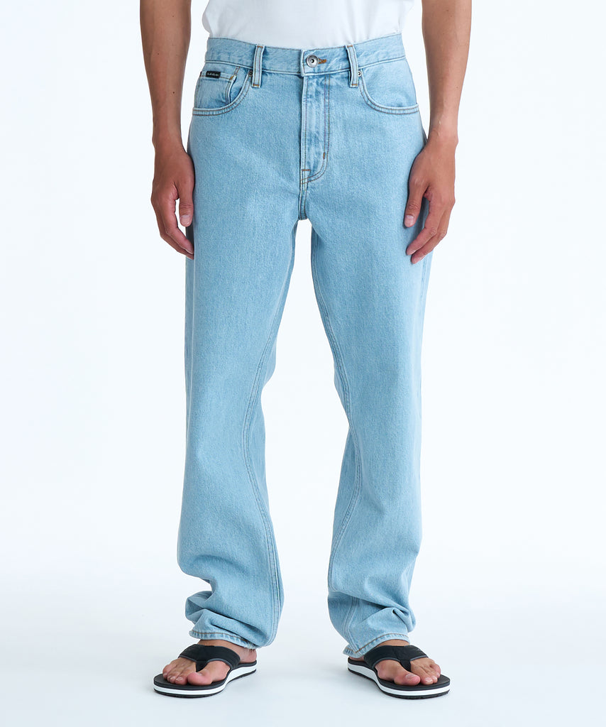 QUIKSILVER メンズ QUIKSILVER STRAIGHT デニムストレートパンツ