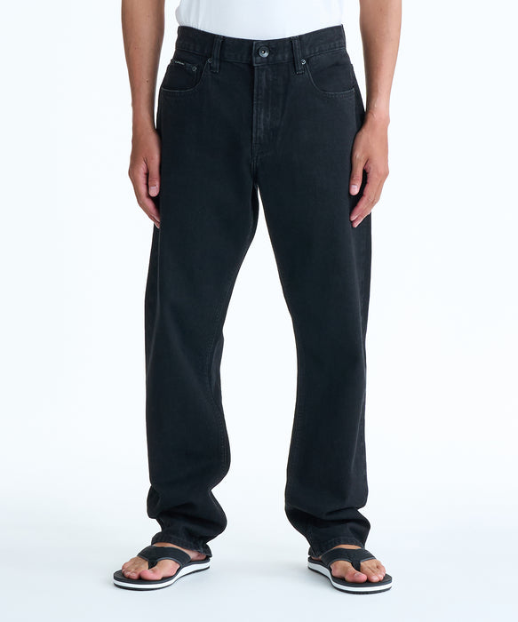 QUIKSILVER メンズ QUIKSILVER STRAIGHT デニムストレートパンツ