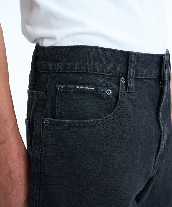 QUIKSILVER メンズ QUIKSILVER STRAIGHT DENIMデニムストレートパンツ