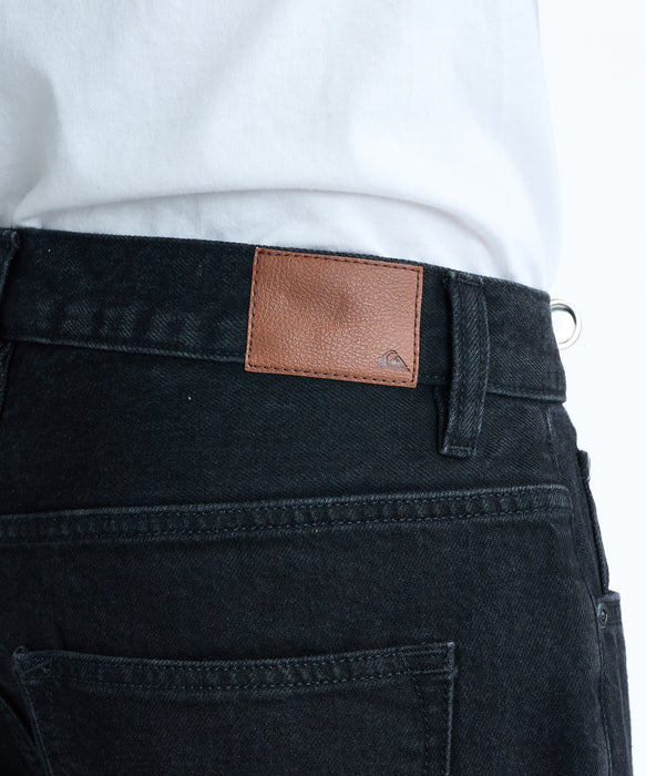 QUIKSILVER メンズ QUIKSILVER STRAIGHT DENIMデニムストレートパンツ