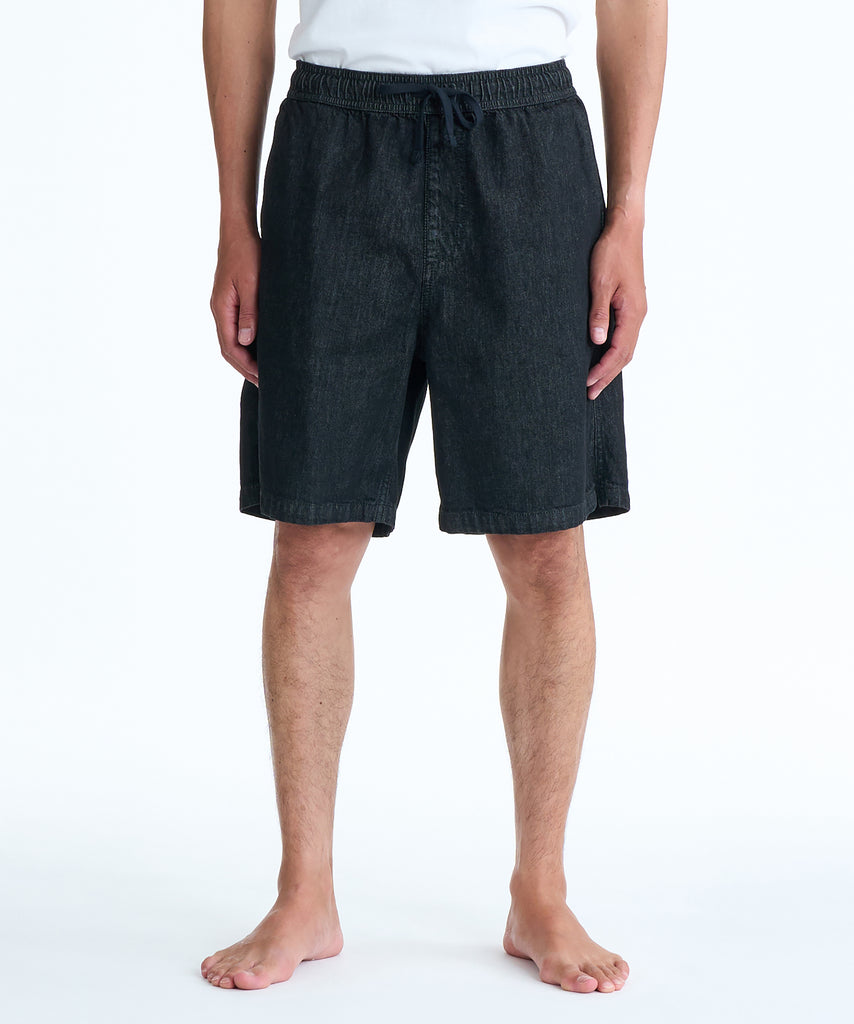 QUIKSILVER メンズ TAXER DENIM SHORT デニムショートパンツ