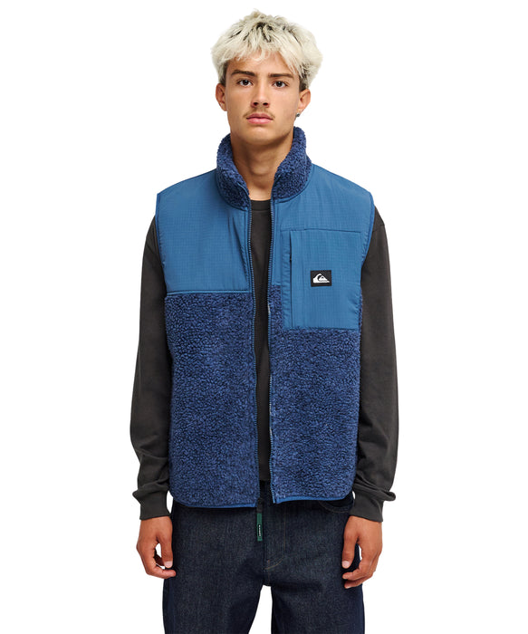 QUIKSILVER メンズ SHALLOW WATER GILET スウェットジャケット 【2026年秋冬モデル】 BRQ0 / XL