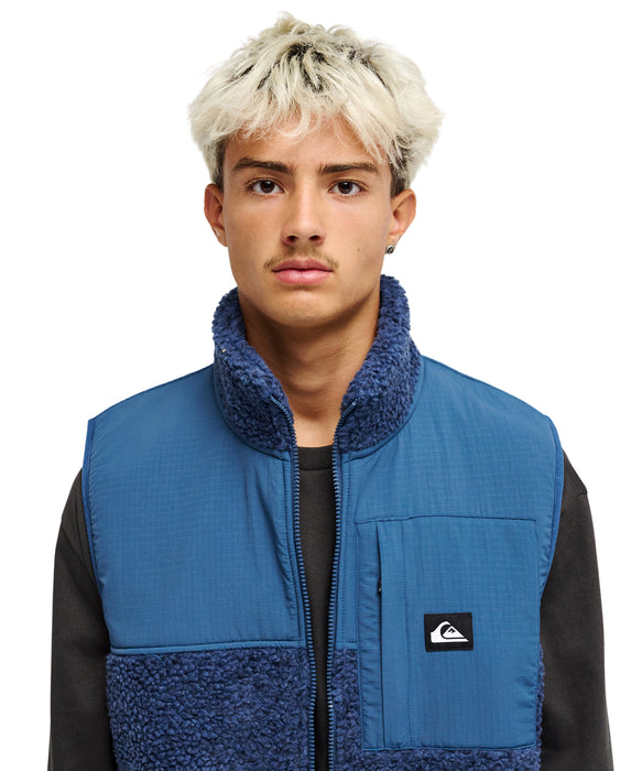 QUIKSILVER メンズ SHALLOW WATER GILET スウェットジャケット 【2026年秋冬モデル】 BRQ0 / XL