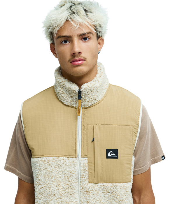 QUIKSILVER メンズ SHALLOW WATER GILET スウェットジャケット 【2026年秋冬モデル】 SFZ0 / XL