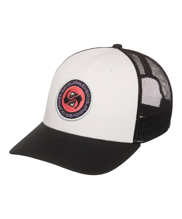 QUIKSILVER メンズ DECADES COTTON TRUCKER メッシュキャップ 【2026年