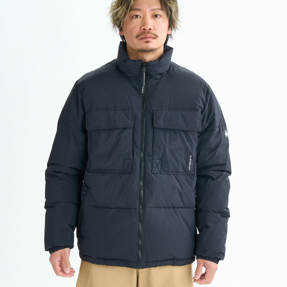 Quiksilver メンズ STAY PUFF JACKET 中綿ジャケット ジップハンド
