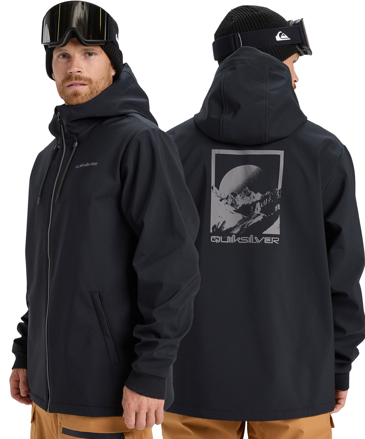 QUIKSILVER メンズ LIVE FOR THE DREAM スノージャケット 3,000mm撥水