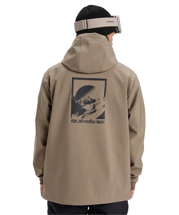 QUIKSILVER メンズ LIVE FOR THE DREAM スノージャケット <SURF THE MOUNTAIN>【25-26SNOWモデル】 TZC0 / L