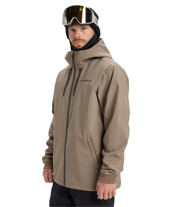 QUIKSILVER メンズ LIVE FOR THE DREAM スノージャケット <SURF THE MOUNTAIN>【25-26SNOWモデル】 TZC0 / L