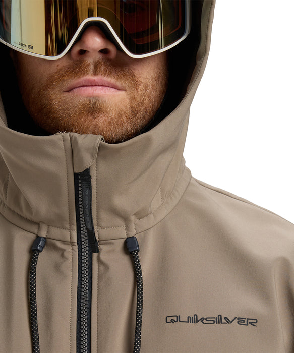 QUIKSILVER メンズ LIVE FOR THE DREAM スノージャケット <SURF THE MOUNTAIN>【25-26SNOWモデル】 TZC0 / L