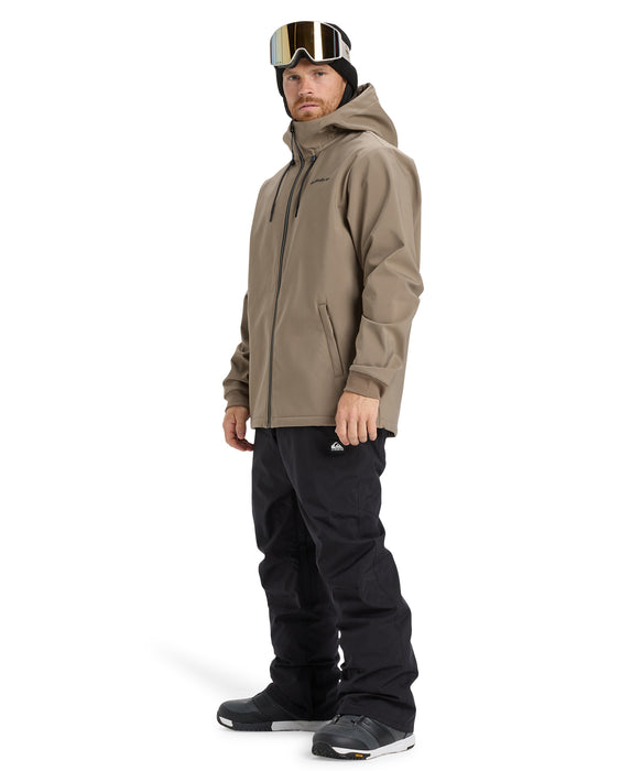 QUIKSILVER メンズ LIVE FOR THE DREAM スノージャケット <SURF THE MOUNTAIN>【25-26SNOWモデル】 TZC0 / L