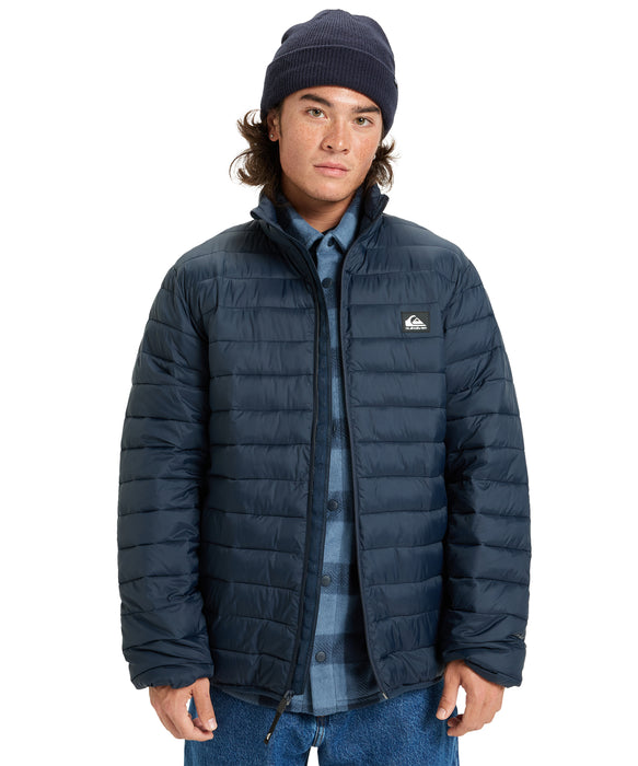 Quiksilver メンズ SCALY FZ 中綿キルティングジャケット インナー/アウター 撥水加工