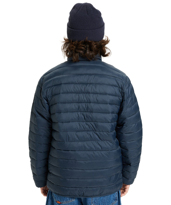 Quiksilver メンズ SCALY FZ 中綿キルティングジャケット インナー/アウター 撥水加工