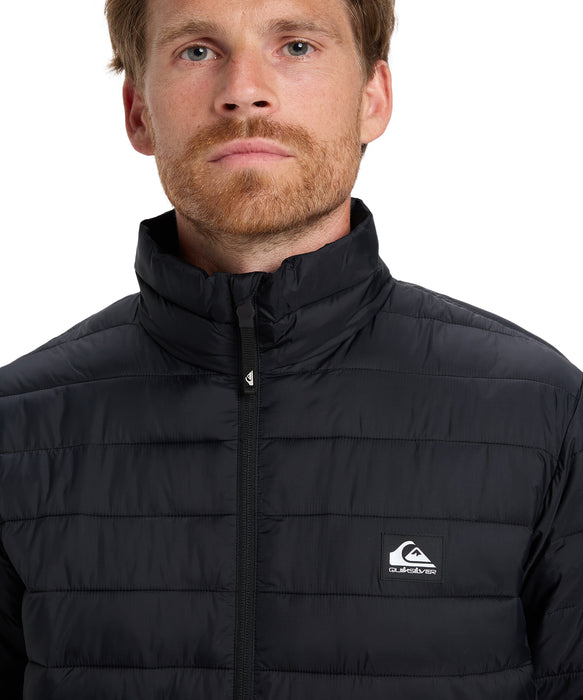 【OUTLET】Quiksilver メンズ SCALY FZ 中綿キルティングジャケット インナー/アウター 撥水加工 KVJ0 / XL