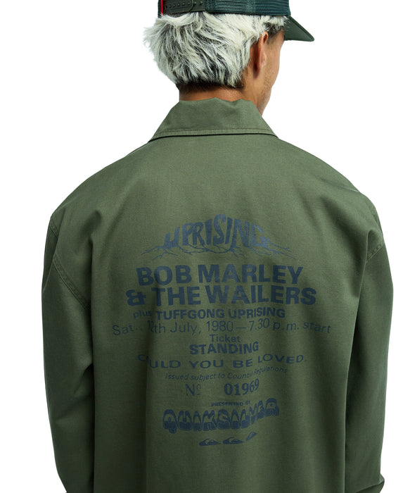 QUIKSILVER X BOB MARLEY UPRISING JKT ジャケット 【2026年秋冬モデル】 CRE0 / XL