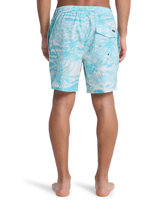 QUIKSILVER メンズ STRETCH PRINTED VOLLEY 17NB ジャムボードショーツ
