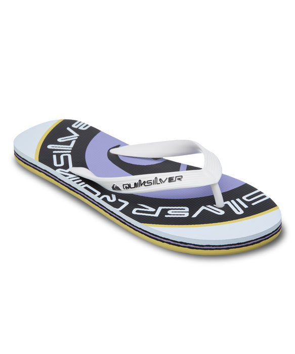 QUIKSILVER メンズ MOLOKAI SCREEN ビーチサンダル 【2026年春夏モデル】 WHT / 28CM