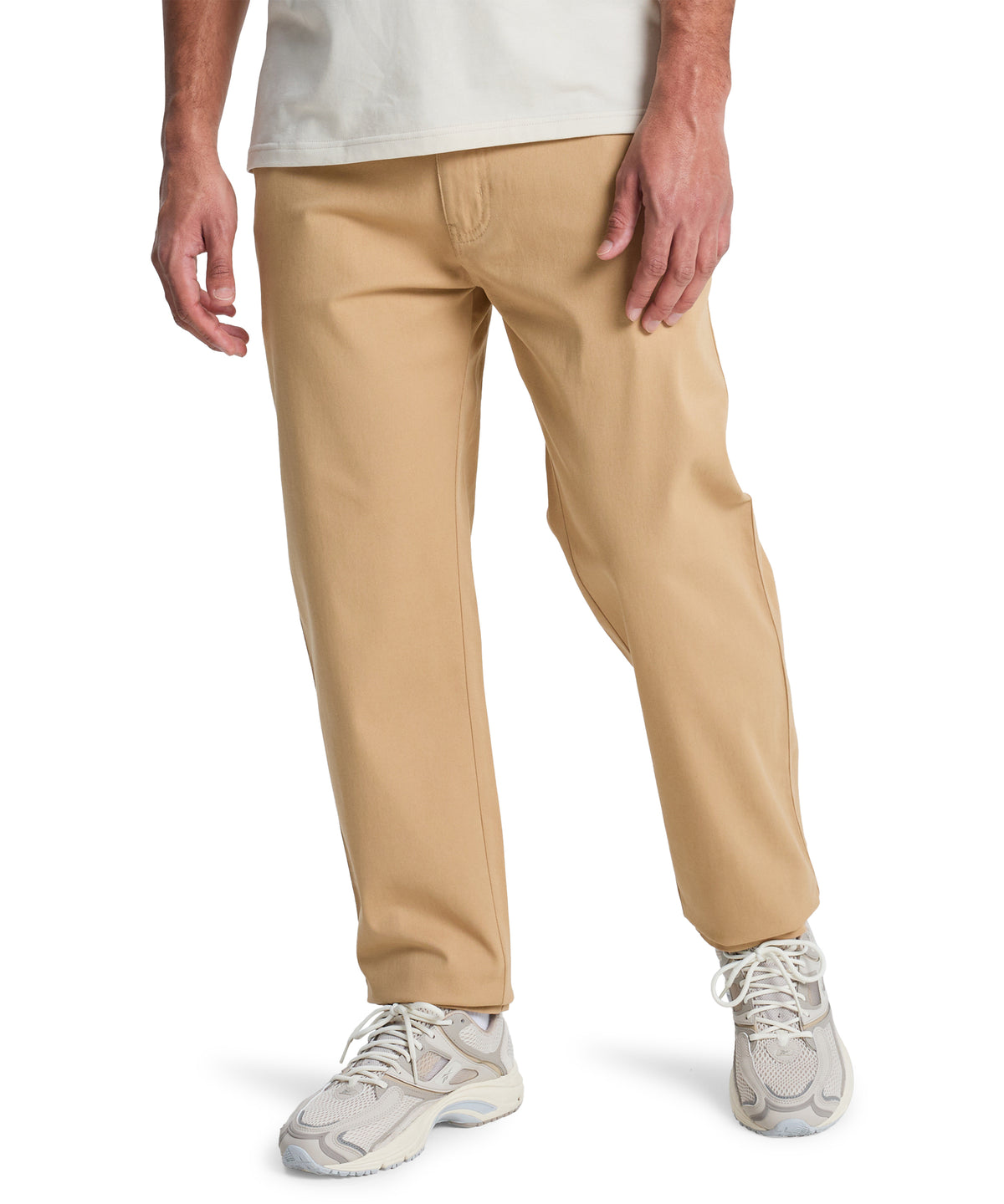 メンズウェア #ADJUSTABLE PANTS - BEIGE - QUIKSILVER メンズ CHINO STRAIGHT PANT ロングチノパンツ 【2026年