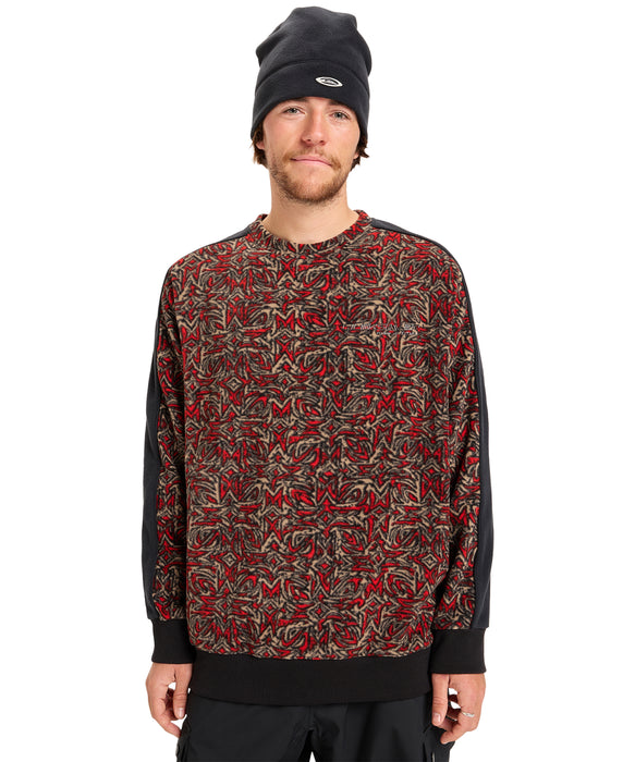 QUIKSILVER メンズ HIGH ALTITUDE FLEECE スノーウェア <SURF THE MOUNTAIN>【25-26SNOWモデル】 TZC2 / L