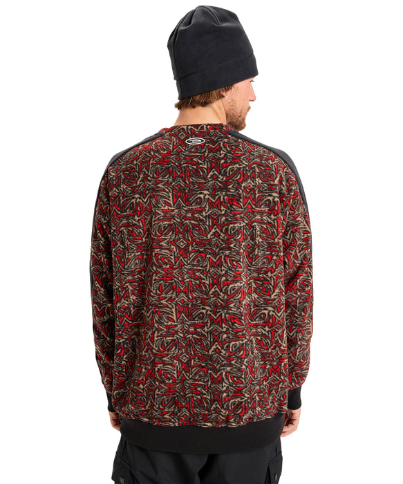 QUIKSILVER メンズ HIGH ALTITUDE FLEECE スノーウェア <SURF THE MOUNTAIN>【25-26SNOWモデル】 TZC2 / L