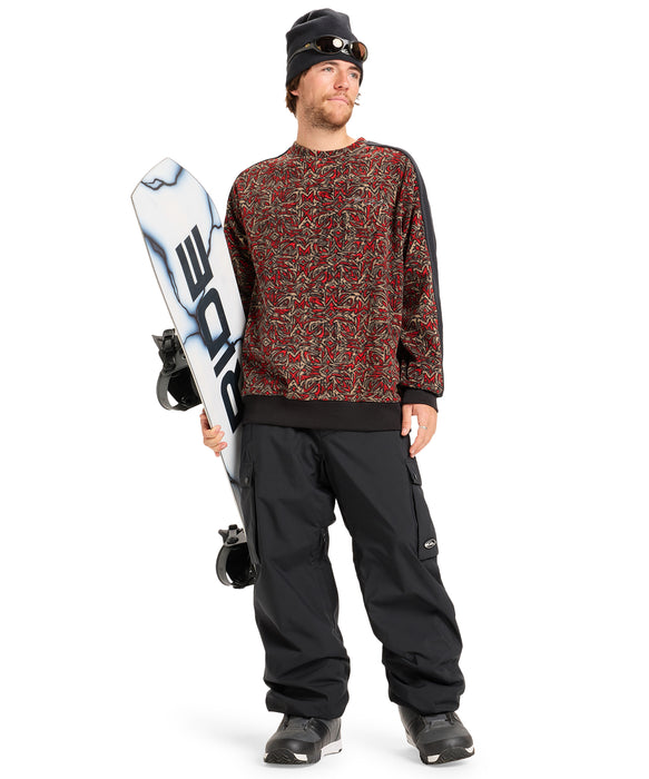 QUIKSILVER メンズ HIGH ALTITUDE FLEECE スノーウェア <SURF THE MOUNTAIN>【25-26SNOWモデル】 TZC2 / L