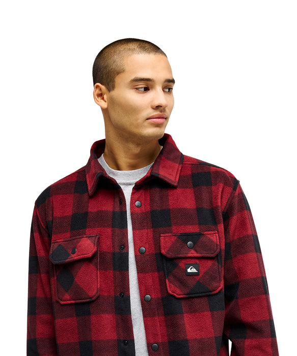QUIKSILVER メンズ VENTURE POLAR FLEECE SHIRT トレーナー 【2026年秋冬モデル】 RRE1 / XL