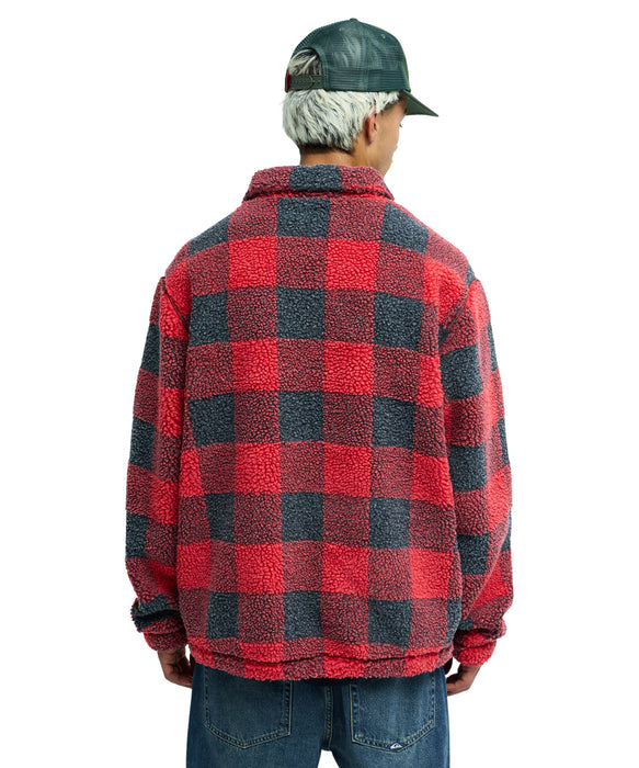 QUIKSILVER X BOB MARLEY BUFFALO SHERPA スウェットジャケット 【2026年秋冬モデル】 RZM1 / XL