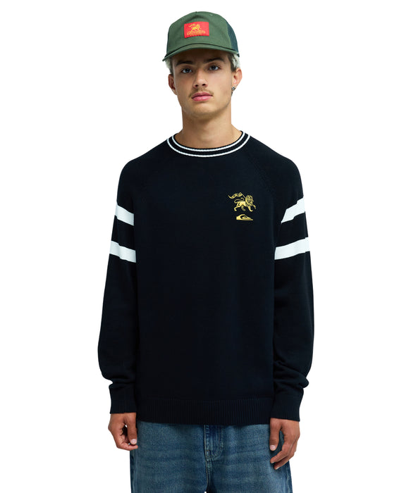 QUIKSILVER X BOB MARLEY TRENCH TOWN CREW セーター 【2026年秋冬モデル】 KVJ0 / XL