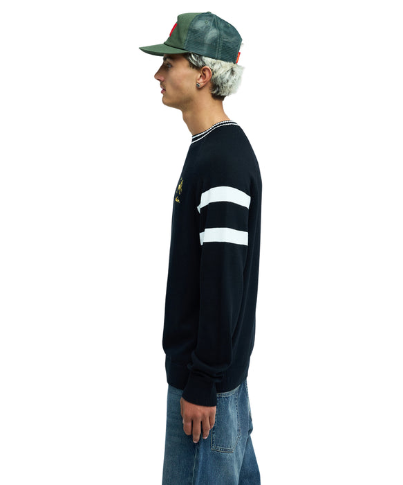 QUIKSILVER X BOB MARLEY TRENCH TOWN CREW セーター 【2026年秋冬モデル】 KVJ0 / XL
