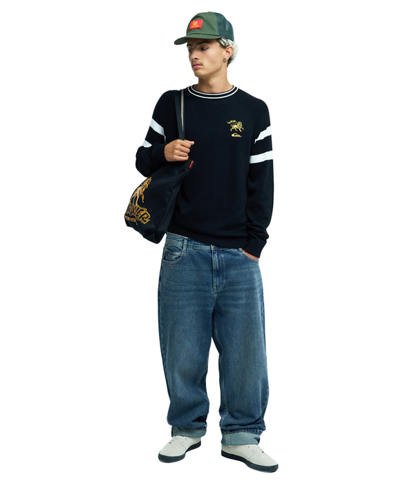 QUIKSILVER X BOB MARLEY TRENCH TOWN CREW セーター 【2026年秋冬モデル】 KVJ0 / XL