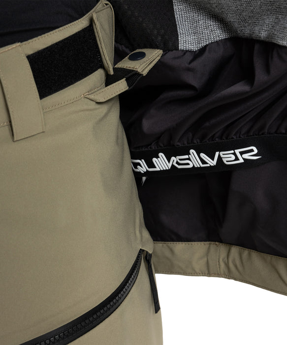 QUIKSILVER メンズ MULDROW 20K JK スノージャケット <SURF THE MOUNTAIN>【25-26SNOWモデル】 TZC0 / L