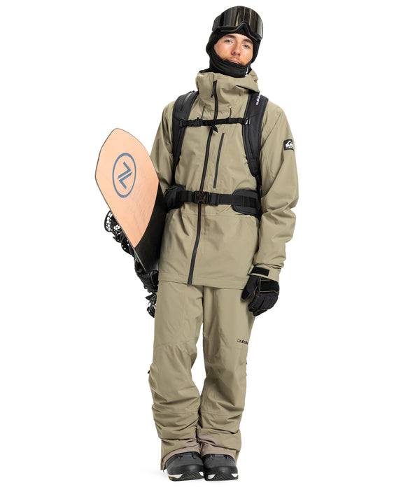 QUIKSILVER メンズ MULDROW 20K JK スノージャケット <SURF THE MOUNTAIN>【25-26SNOWモデル】 TZC0 / L