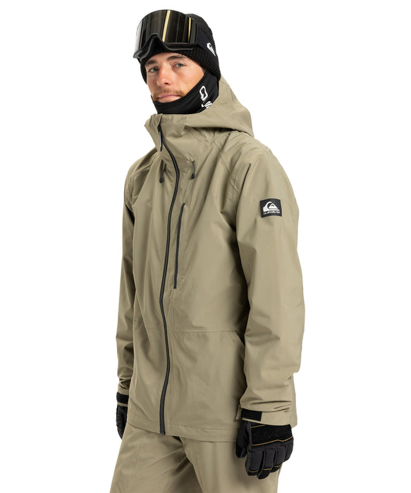 QUIKSILVER メンズ MULDROW 20K JK スノージャケット <SURF THE MOUNTAIN>【25-26SNOWモデル】 TZC0 / L