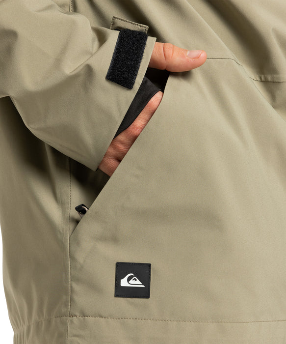 QUIKSILVER メンズ MULDROW 20K JK スノージャケット <SURF THE MOUNTAIN>【25-26SNOWモデル】 TZC0 / L