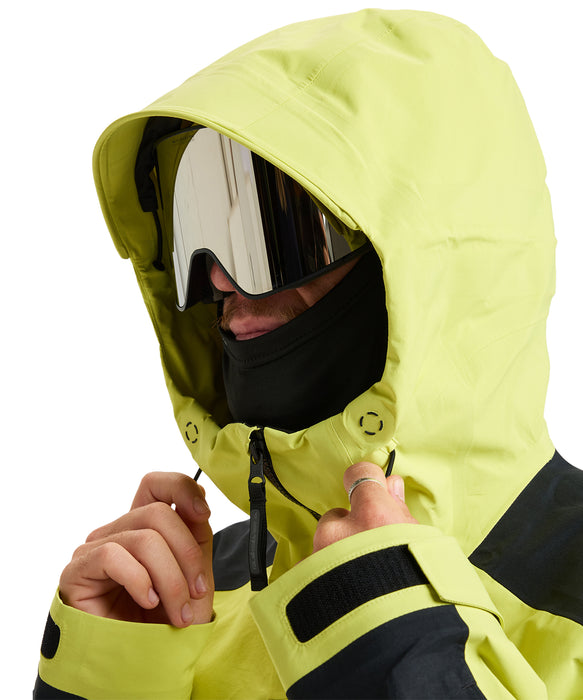 QUIKSILVER メンズ HIGHLINE PRO 3L GORE-TEX JK スノージャケット <SURF THE MOUNTAIN>【25-26SNOWモデル】 YGE0 / L