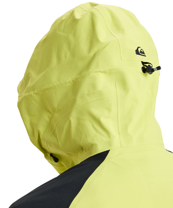 QUIKSILVER メンズ HIGHLINE PRO 3L GORE-TEX JK スノージャケット <SURF THE MOUNTAIN>【25-26SNOWモデル】 YGE0 / L