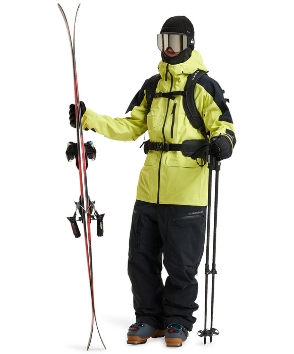 QUIKSILVER メンズ HIGHLINE PRO 3L GORE-TEX JK スノージャケット <SURF THE MOUNTAIN>【25-26SNOWモデル】 YGE0 / L