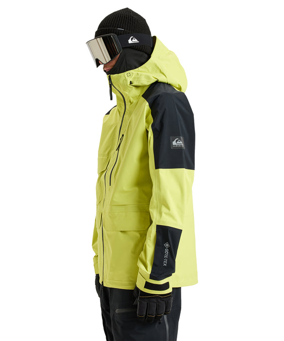 QUIKSILVER メンズ HIGHLINE PRO 3L GORE-TEX JK スノージャケット <SURF THE MOUNTAIN>【25-26SNOWモデル】 YGE0 / L