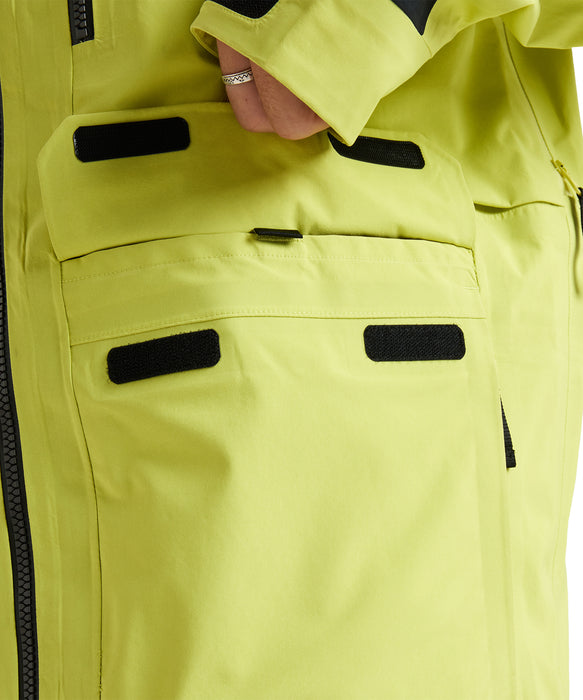 QUIKSILVER メンズ HIGHLINE PRO 3L GORE-TEX JK スノージャケット <SURF THE MOUNTAIN>【25-26SNOWモデル】 YGE0 / L