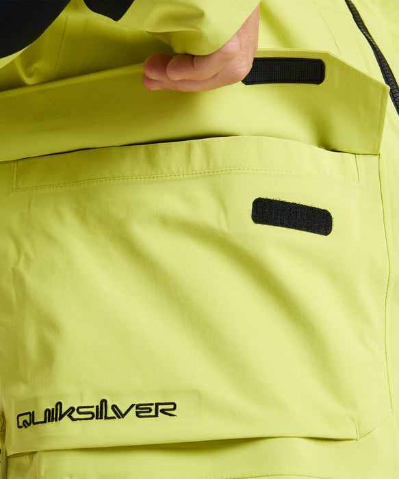QUIKSILVER メンズ HIGHLINE PRO 3L GORE-TEX JK スノージャケット <SURF THE MOUNTAIN>【25-26SNOWモデル】 YGE0 / L