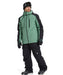 QUIKSILVER メンズ MISSION BLOCK JK スノージャケット <SURF THE MOUNTAIN>【25-26SNOWモデル】 GND0 / L